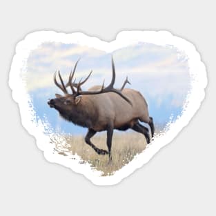 Elk in My Heart Sticker